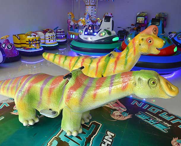 Dinosaur battery car     