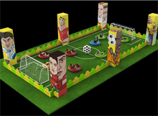 太空飛船碰碰車足球競技項目 真正的低投資 高回報項目
