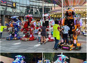 華秦游樂生產(chǎn)的廣場(chǎng)機(jī)器人質(zhì)量好嗎，值得購(gòu)買用來做廣場(chǎng)游樂生意嗎？